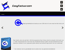 Tablet Screenshot of easyfactuur.com